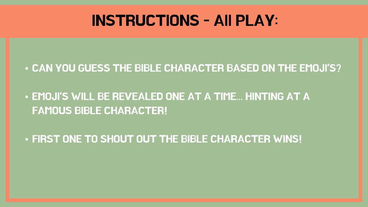 Bible Emoji Battle: Bible Character Edition image number null